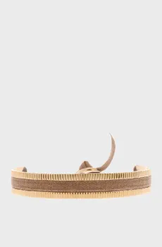 Женский бежевый браслет 4 мм Бежевый ONESIZE Les Interchangeables A52323