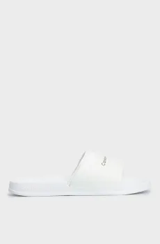 Мужские белые слайдеры SLIDE MONOGRAM Белый 44 Calvin Klein YM0YM00361