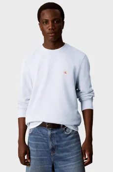 Мужской светло-серый свитшот 350TRRY WVN Серый L Calvin Klein Jeans LV04RG268G