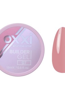 Моделирующий гель для ногтей Oxxi Professional Builder Gel 07, 15 мл