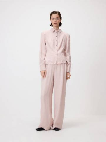 Reserved - Штани вільного крою з модалом - пастельний рожевий - 936HF-03X Reserved - Штани вільного крою з модалом - пастельний рожевий - 936HF-03X