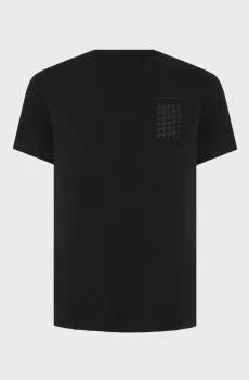 Мужская черная футболка Черный M Karl Lagerfeld 554221.755034;990