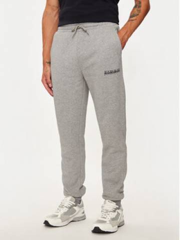 Napapijri Спортивні штани M-box Logo NP0A4I32 Сірий Regular Fit Napapijri Спортивні штани M-box Logo NP0A4I32 Сірий Regular Fit