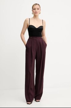 Брюки с примесью шерсти Elisabetta Franchi