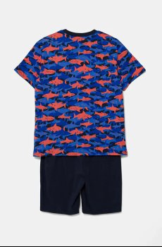 Детская хлопковая пижама United Colors of Benetton