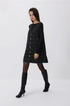 Reserved - Мінісукня з твіду - різнобарвний - 101GP-MLC