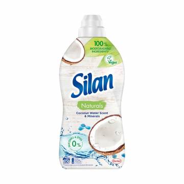 Кондиционер для белья Silan Naturals Coconut Water Scent & Minerals, 50 стирок, 1.1 л Кондиционер для белья Silan Naturals Coconut Water Scent & Minerals, 50 стирок, 1.1 л