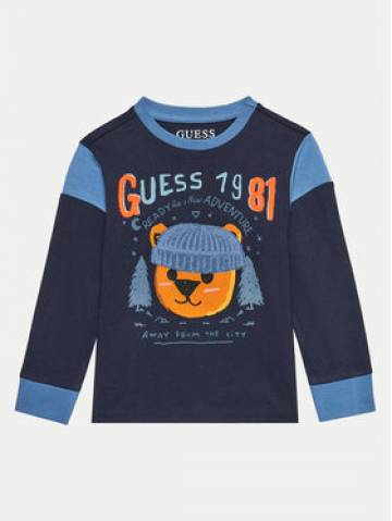Guess Блузка N4BI05 I3Z14 Cиній Regular Fit Guess Блузка N4BI05 I3Z14 Cиній Regular Fit