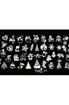 Уценка! Пластина для стемпинга Tufi Profi Premium 10 (099891)