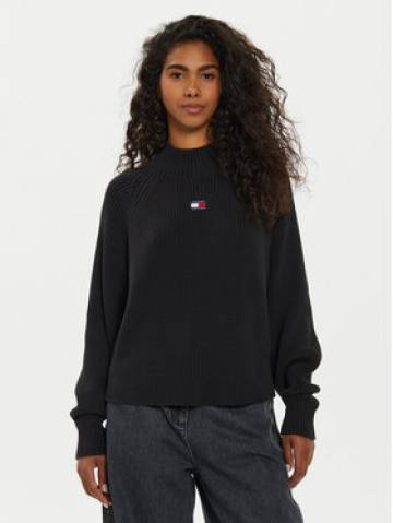 Tommy Jeans Гольф Tjw Badge DW0DW19912 Чорний Regular Fit Tommy Jeans Гольф Tjw Badge DW0DW19912 Чорний Regular Fit