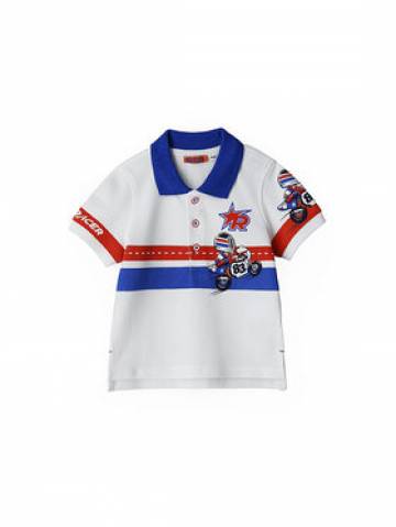 Original Marines Поло DDP0248NM Білий Regular Fit Original Marines Поло DDP0248NM Білий Regular Fit