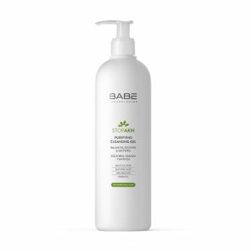 Очищающий гель для умывания BABE Laboratorios Stop Akn Purifying Cleansing Gel для жирной и проблемной кожи, 400 мл Очищающий гель для умывания BABE Laboratorios Stop Akn Purifying Cleansing Gel для жирной и проблемной кожи, 400 мл