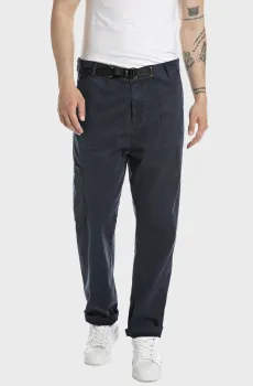 Мужские темно-синие карго Синий 29-32 Replay M9980 .000.84907G