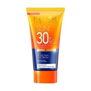Солнцезащитный крем для лица Eveline Cosmetics Sun Protection Face Cream, SPF 30, 50 мл Солнцезащитный крем для лица Eveline Cosmetics Sun Protection Face Cream, SPF 30, 50 мл