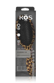 Массажка щетка для волос K.O.S непродуваемая, Лео, 1 шт