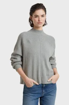 Женский серый джемпер Boxy mock Серый L G-Star RAW D25218,D771