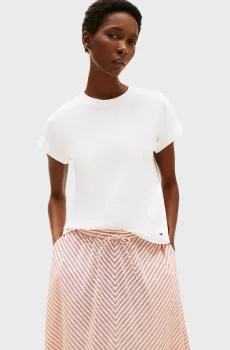 Женская белая футболка FLORAL SCRIPT MDRN Белый XS Tommy Hilfiger WW0WW47157