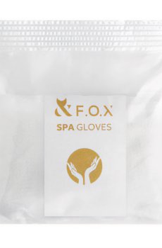 Одноразовые перчатки для маникюра F.O.X SPA Gloves, 1 пара