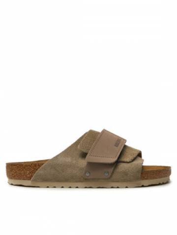 Birkenstock Шльопанці Kyoto Lenb 1015572 Бежевий Birkenstock Шльопанці Kyoto Lenb 1015572 Бежевий