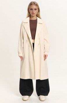 Cropp - Тренч бежевий - бежевий