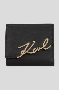 Кожаный кошелек Karl Lagerfeld K.SIGNATURE