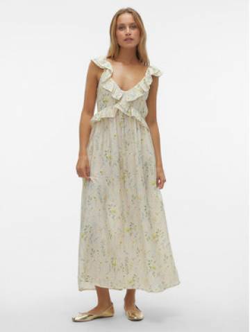 Vero Moda Літня сукня Josie 10303761 Écru Regular Fit Vero Moda Літня сукня Josie 10303761 Écru Regular Fit