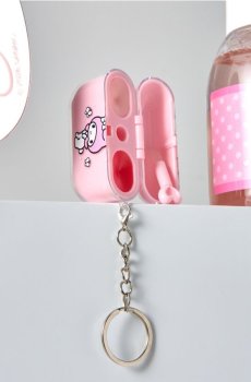 Блиск для губ з ароматом жувальної гумки у футлярі My Melody - пастельний рожевий