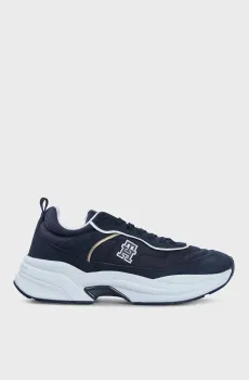 Женские темно-синие кроссовки CHUNKY RUNNER VENTILE Синий 37 Tommy Hilfiger FW0FW08036