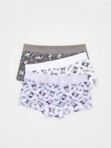 Reserved - GIRLS` BRIEFS MULTI - темно-сірий - 830BW-90X Reserved - GIRLS` BRIEFS MULTI - темно-сірий - 830BW-90X