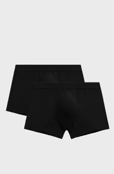 Мужские черные боксеры (2 шт) Черный XXL Atlantic 2MH-1204