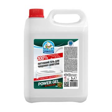 Гель для мытья санузлов BALU Professional San Power Gel Strong Хвоя, 5 л Гель для мытья санузлов BALU Professional San Power Gel Strong Хвоя, 5 л