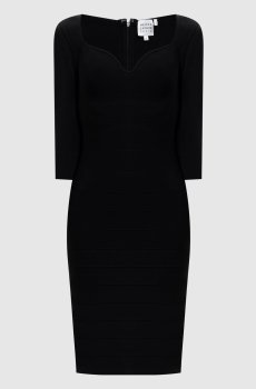 Черное платье миди ICON SWEETHEART