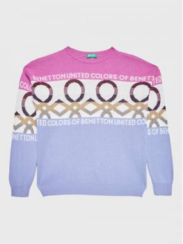 United Colors Of Benetton Светр 1194Q101X Фіолетовий Regular Fit United Colors Of Benetton Светр 1194Q101X Фіолетовий Regular Fit