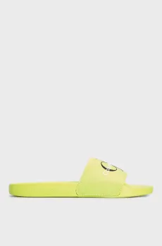 Мужские салатовые слайдеры SLIDE MONOGRAM Салатовый 44 Calvin Klein YM0YM00061