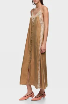 Женский бежевый сарафан Бежевый M Bimba Y Lola 261BR9055.10603