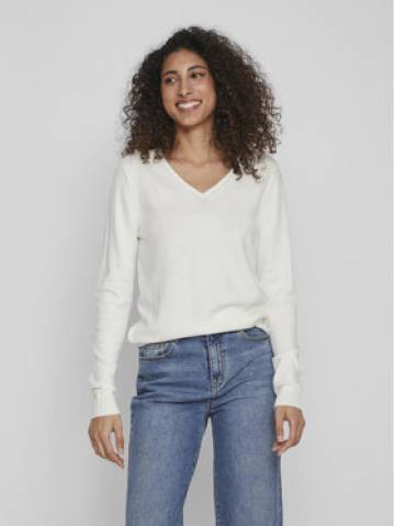 Vila Светр Ril 14042769 Білий Regular Fit Vila Светр Ril 14042769 Білий Regular Fit
