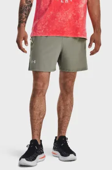 Мужские серые шорты LAUNCH ELITE 5 SHORT Серый S Under Armour 1376509-504