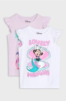 Бавовняні футболки з принтом 2 шт Minnie and Stitch - різнобарвний