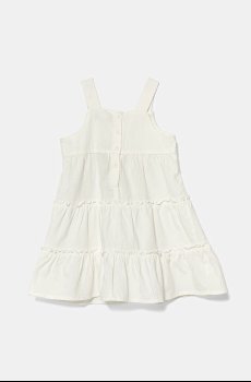 Хлопковое детское платье United Colors of Benetton