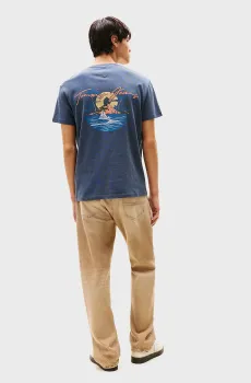 Мужская темно-синяя футболка SIG SAILING Синий S Tommy Jeans DM0DM21868