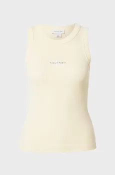 Женская бежевая майка MONOGRAM Бежевый S Calvin Klein Jeans LV047E200G
