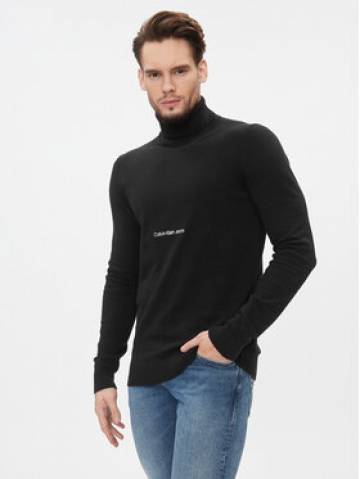 Calvin Klein Jeans Гольф J30J324325 Чорний Slim Fit Calvin Klein Jeans Гольф J30J324325 Чорний Slim Fit