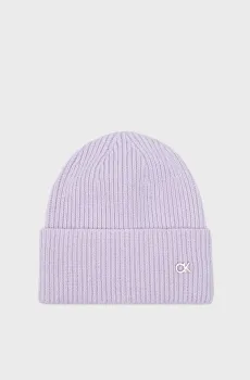 Женская сиреневая шапка RE-LOCK MIX Сиреневый ONESIZE Calvin Klein K60K610991