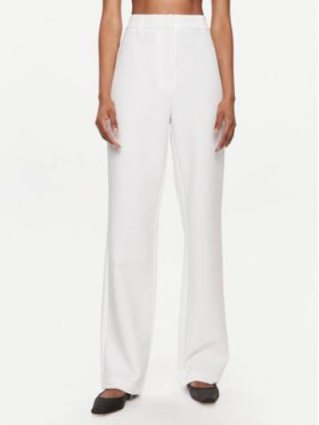 YAS Штани з тканини Izzie 26032131 Білий Regular Fit YAS Штани з тканини Izzie 26032131 Білий Regular Fit