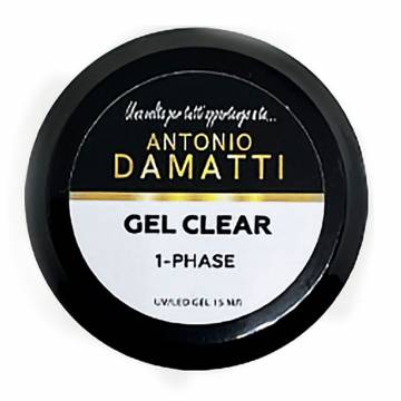 Однофазный гель для наращивания ногтей Antonio Damatti Gel Clear 1-Phase, 15 мл Однофазный гель для наращивания ногтей Antonio Damatti Gel Clear 1-Phase, 15 мл
