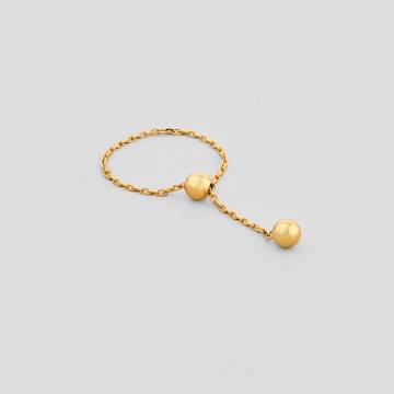 Серебряные кольца с позолотой Minimal 324/5-п/R84818 Серебряные кольца с позолотой Minimal 324/5-п/R84818