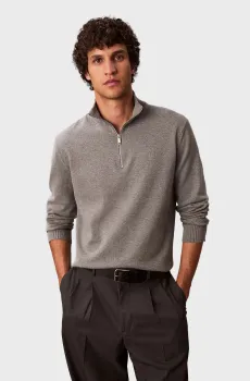 Мужская серая кофта SUPIMA Серый L Calvin Klein LV040BM356