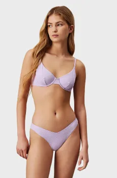 Женский сиреневый лиф от купальника WIRED TRIANGLE Сиреневый XS Calvin Klein KW0KW02635