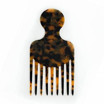 Гребень для волос Miso Темный лео, 14. 5*7 см, 1 шт (N035/3)
