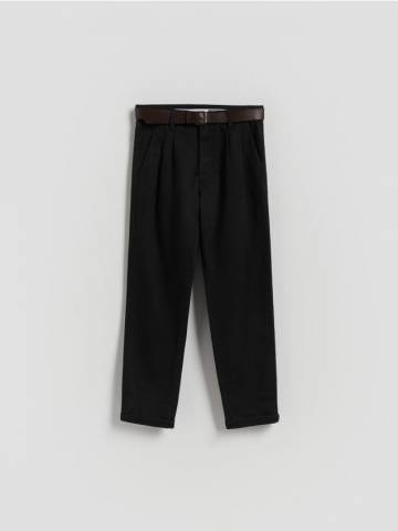 Reserved - Штани-чиноси - чорний - 611FM-99X